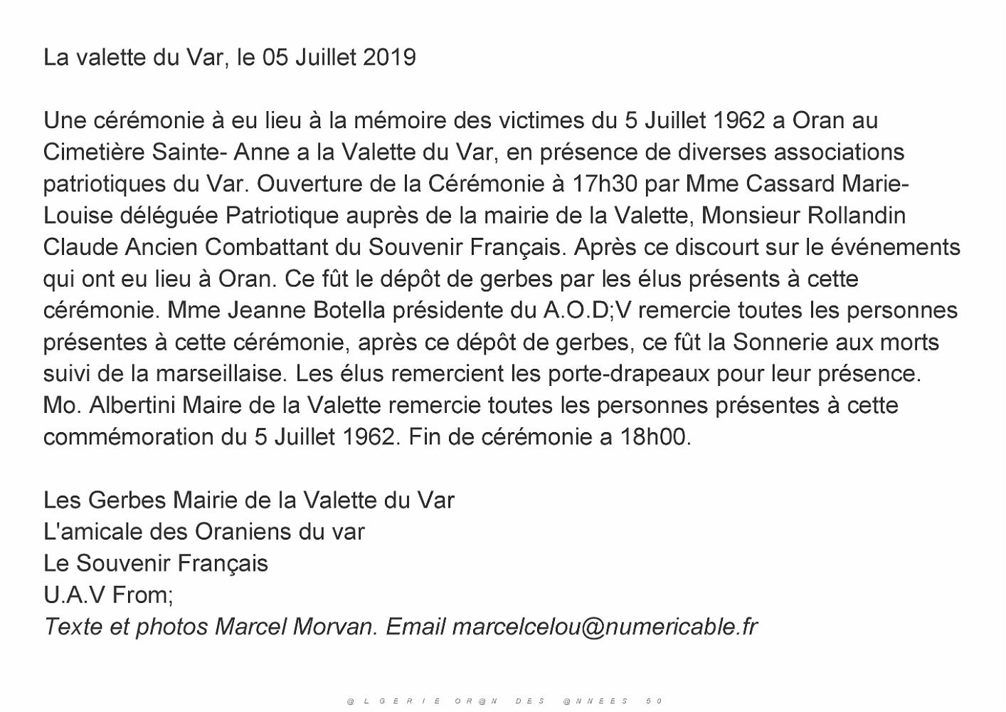 2019 07 05 LA VALETTE DU VAR HOMMAGE A NOS DISPARUS ET MORTS DU 5 07 1962 A ORAN (1).jpg